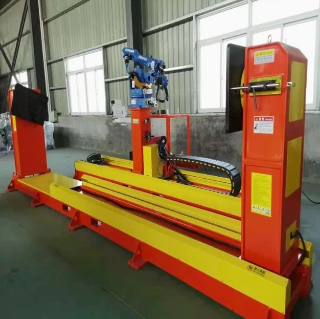 Adjustable Tailstock Single Axis Welding Positioner for Robotic Pipe Welding